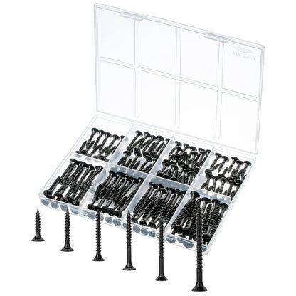 Mr. Pen Wood Screws Assortment Kit, 152 Pcs, Phillips Tips, Wood Screws, Screws, Assorted Screws, Screws Set, Flat Head Screws, Assorted Wood Screws, Screws Assortment, Screw Set Assortment