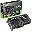 ASUS Dual GeForce RTX 4060 EVO White OC Edition 8GB GDDR6 (PCIe 4.0, 8GB GDDR6, DLSS 3, HDMI 2.1a, DisplayPort 1.4a, Axial-tech Fan Design, 0dB Technology, Dual BIOS, Auto-Extreme Tech)