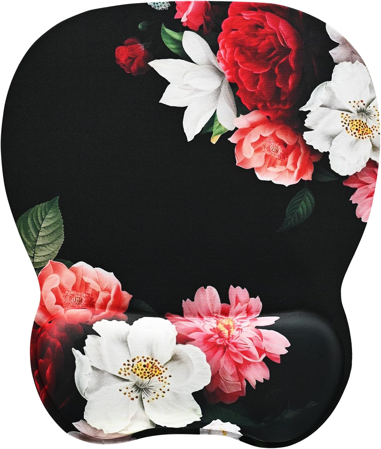 Ergonomic Mouse Pad with Wrist Support | Memory Foam Mousepad for Office and Gaming | Non-Slip Base Computer Mouse Pad | Smooth Tracking Desk Accessory | Comfortable Wrist Rest Mouse Pad - PuriLite