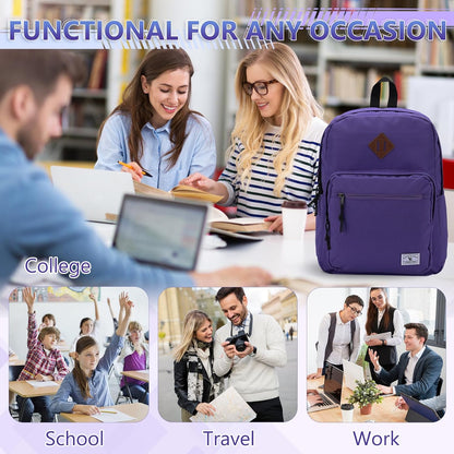 School Backpack for Kids,Lightweight Water Resistant Work Travel Backpack for Women Men Teens VONXURY