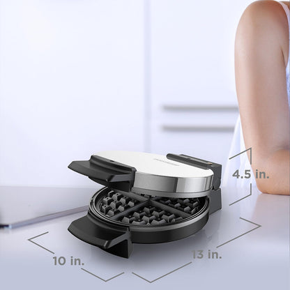 BLACK+DECKER WMB500 Belgian Waffle Maker, Stainless Steel