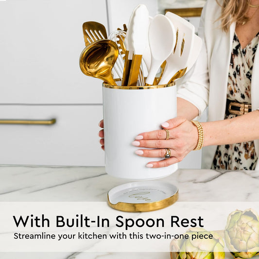 Purilite Select White Utensil Holder