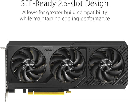 The SFF-Ready ASUS Prime GeForce RTX™ 5070 12GB GDDR7 Graphics Card (PCIe® 5.0, 12GB GDDR7, HDMI®/DP 2.1, 2.5-Slot, Axial-tech Fans, Dual BIOS)
