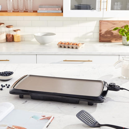 Presto 07055 Cool-Touch Electric Ceramic Griddle, 20", Black