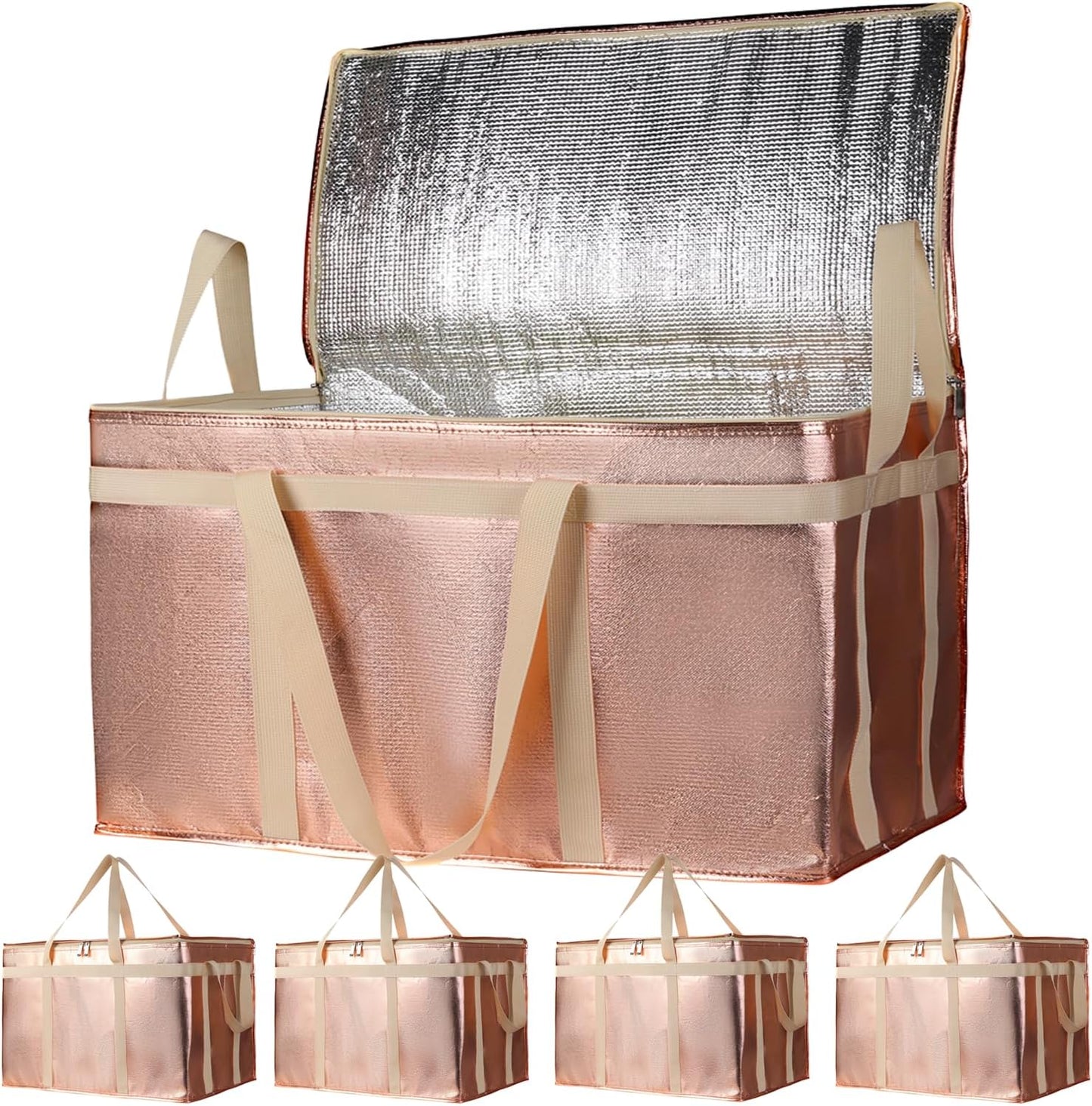 Purilite Select™ Insulated Food Delivery Bag – Extra Large Thermal Carrier for Hot &amp; Cold Food Transport