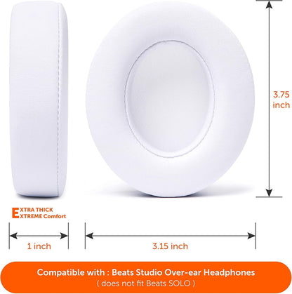 WC Wicked Cushions Replacement Ear Pads for Beats Studio 2 & 3 (B0501, B0500) Wired & Wireless | Does NOT Fit Beats Solo | Softer PU Leather, Enhanced Foam & Stronger Adhesive | Emerald Tide