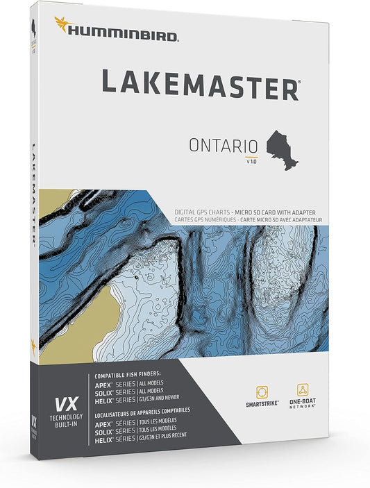 Humminbird 601020-1 LakeMaster - Ontario V1 - PuriLite