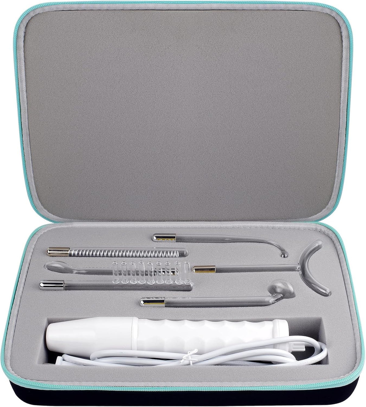 GWCASE for NuDerma High Frequency Wand Case, 6 Wands, Customizable EVA, L