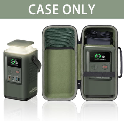 co2CREA Hard Case Compatible with Anker PowerCore Reserve 192Wh Power Bank 60,000mAh LiFePO4 Portable Charger 60W Portable Power, Green Case