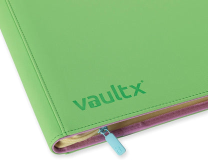 Vault X 12 Pocket Trading Card Zip Binder, 480 Cards, Compatible with Pokemon Scarlet & Violet Set, Exo-Tec Album Material, 20 Side-Loading Pages, Folder for Collectible TCG (SV1)
