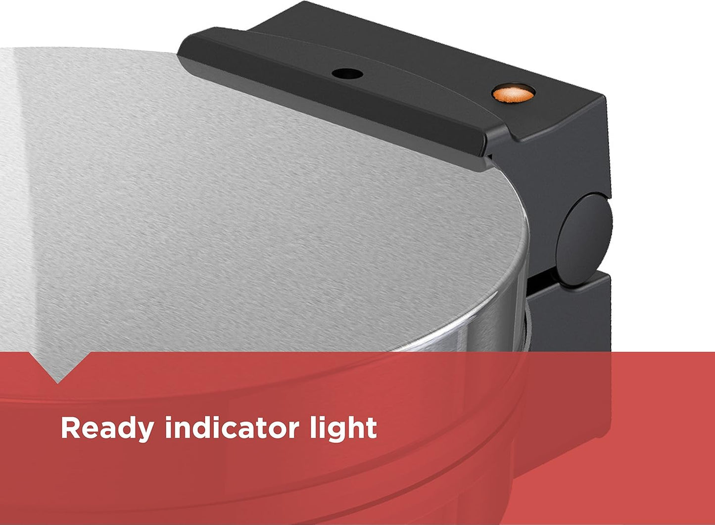 BLACK+DECKER WMB500 Belgian Waffle Maker, Stainless Steel