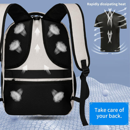 School backpack for Teen Boys, Backpack for Men,15.6 inch Laptop Backpack with USB Charging Port, Large Computer Bookbag with Compartments, Ergonomic Straps, Black
