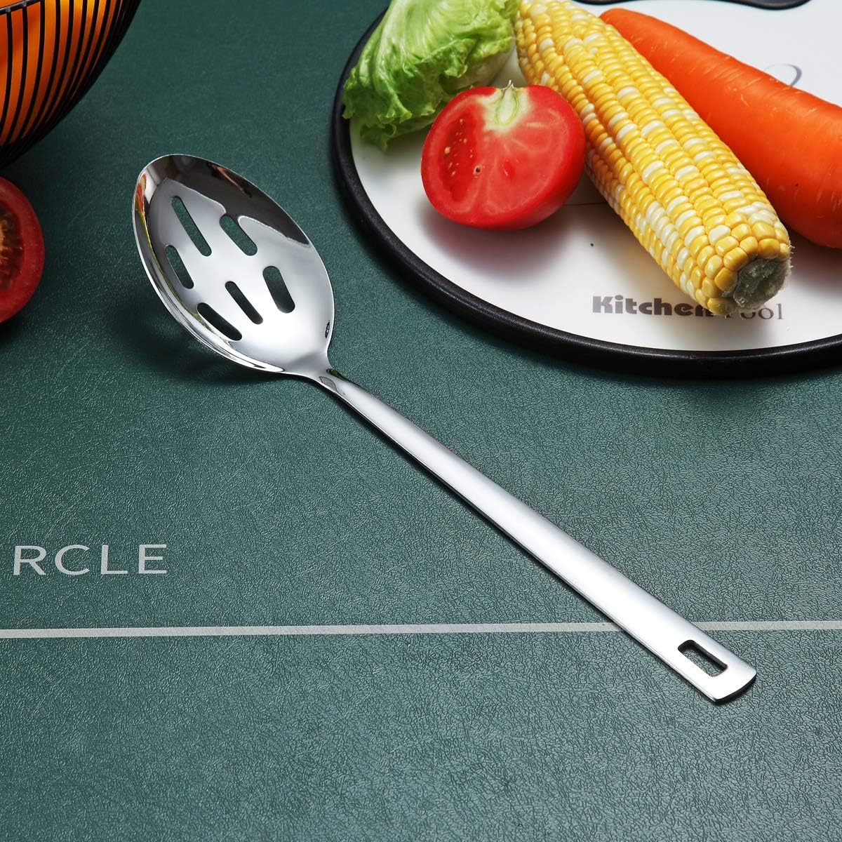 Stainless Steel Cooking Utensils Set, Berglander 13 Pieces Kitchen Utenisls Set, Kitchen Tools Set with Utensil Holder Non-Stick and Heat Resistant,Dishwasher Safe, Easy to Clean (13 Packs)