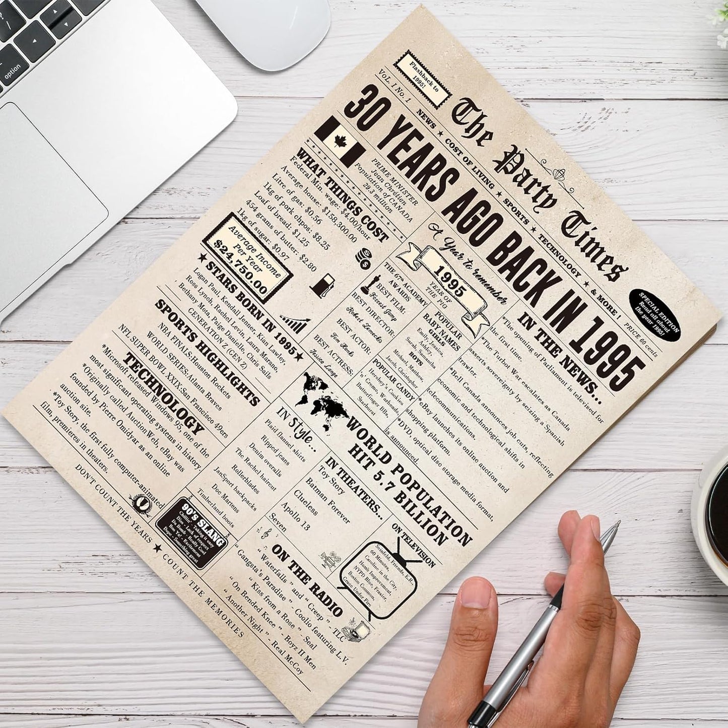 Large 50 Years Old Birthday Gifts for Women Men,Happy 50th Birthday Card for Husband Wife, Retro 50 Years Old Birthday Gifts for Mom Dad