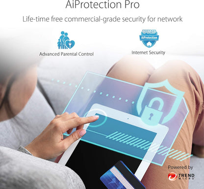 ASUS RT-AX82U AX5400 Dual-band WiFi 6 Gaming Router GUNDAM EDITION, Mesh WiFi, Lifetime Free Internet Security, Dedicated Gaming Port, Mobile Game Boost, MU-MIMO, Streaming & Gaming, AURA RGB lighting