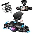 4 Channel Dash Cam 360° View 5G WiFi & APP Control, GEMEK 2K Front and Rear Inside, Left Right Dash Camera for Cars Free 64GB TF Card, G-Sensor, Night Vision, 24H Parking Mode
