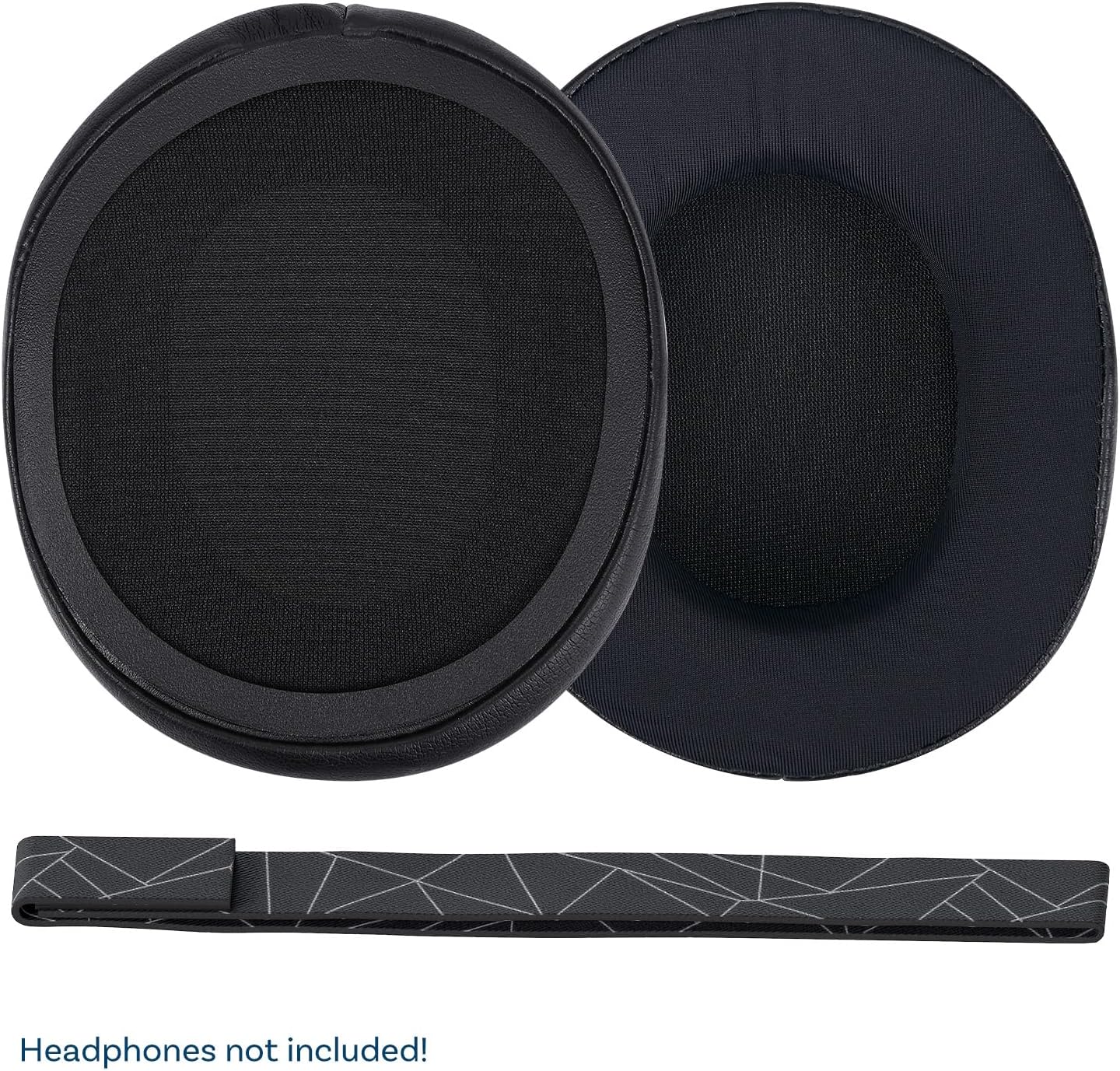 Ear Pads & Headband Replacement for SteelSeries Arctis 7/9 / Pro & Prime Wireless Gaming Headset etc. by MMOBIEL - Cooling Gel Ear Pad Cushions & Elastic Fabric Headband Top Pad Cushion