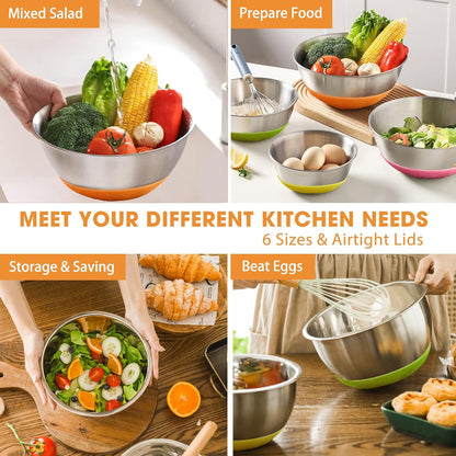 Purilite Select Stainless Steel Mixing Bowl Set
