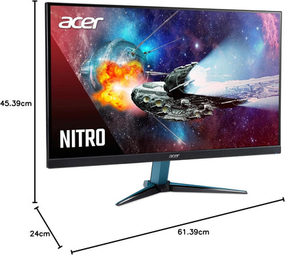 Acer VG272U W2bmiipx 27" WQHD (2560 x 1440) Widescreen Gaming IPS Monitor | AMD FreeSync Premium | 1ms (G to G) | up to 240Hz Refresh | 2 Speakers | VESA Compliant | HDMI and Display Port Cable Incl.