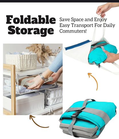 SUNNY BIRD Dual Compartment Lunch Bag Insulated Lunch Box for Women and Men (Green with Boho Strap)