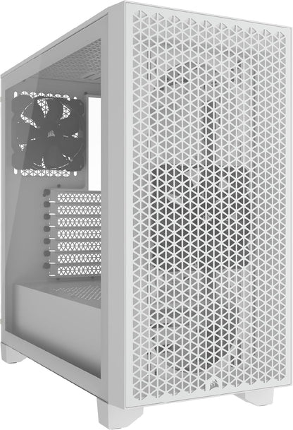 CORSAIR 3000D Airflow Mid-Tower PC Case – 2X SP120 Elite Fans – Four-Slot GPU Support – Fits up to 8X 120mm Fans – High-Airflow Design – Black
