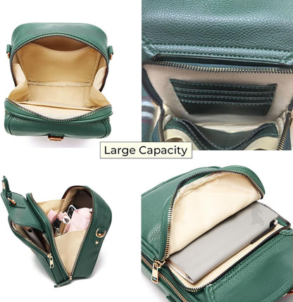 Lexiyat Crossbody Purses for Women Trendy Cell Phone Bag Leather Shoulder Handbags with Card Slots