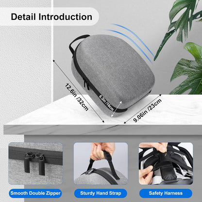 Dreaazhi Hard Carrying Case Compatible with Meta Quest 3S/Quest 3, Accessories VR Gaming Headset with Elite Strap, Touch Controllers, Ultra-Sleek Design for Travel Storage