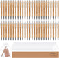 160Pcs Employee Appreciation Gifts Thank You Bamboo Pens Inspirational Ballpoint Pen Motivational Quotes Pens with Organza Bags and Thank You Cards Encouraging Pen Thank You Gift for Teacher Colleague