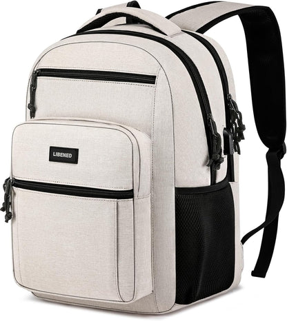 School backpack for Teen Boys, Backpack for Men,15.6 inch Laptop Backpack with USB Charging Port, Large Computer Bookbag with Compartments, Ergonomic Straps, Black