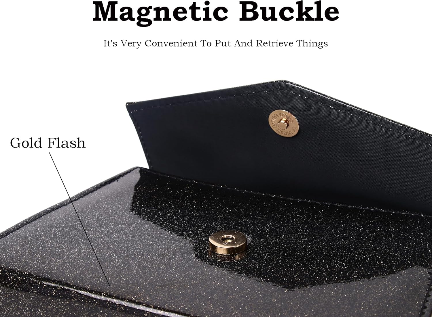MUDUO Women's Glittering Evening Bag Party Clutches Wedding Purses Cocktail Prom Handbags - PuriLite
