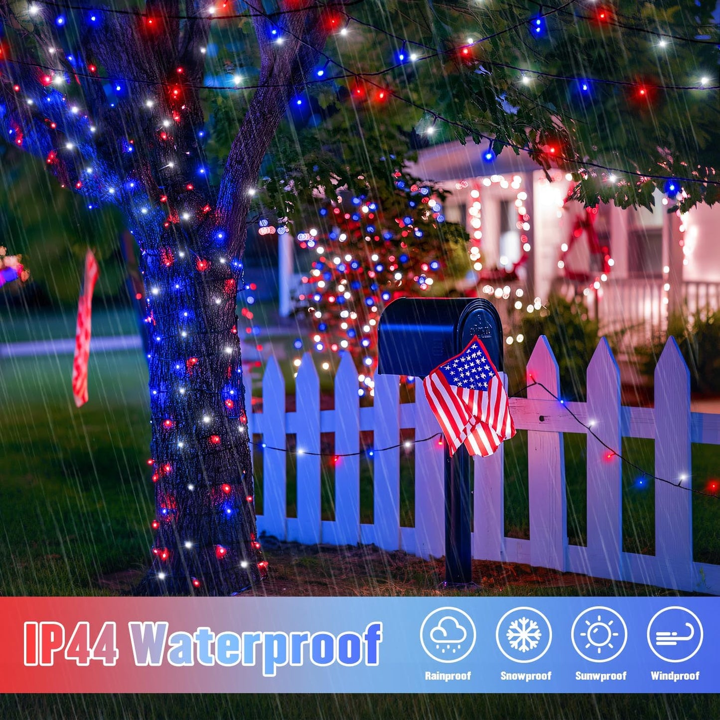 JMEXSUSS 2 Pack 75.5ft Orange Solar Christmas Lights, Total 400 LED Solar String Lights Outdoor Waterproof, 8 Modes Orange Halloween Lights for Tree Patio Garden Thanksgiving Halloween Decorations