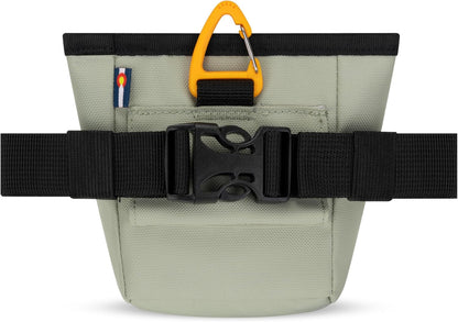 OllyDog Goodie Treat Bag, Dog Treat Pouch, Waist Belt Clip for Hands-Free Training, Magnetic Closure, Dog Training and Behavior Aids, Three Ways to Wear (Raven S'25)