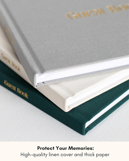 Lamare Wedding Guest Book – Elegant Guest Book for Party, Baby Shower Guest Book & Polaroid Guest Book for Wedding