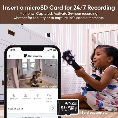 Wyze Cam v3 with Color Night Vision, Wired 1080p HD Indoor/Outdoor Security Camera, 2-Way Audio, Works with Alexa, Google Assistant, and IFTTT, 2-Pack