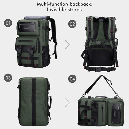 WITZMAN Carry On Travel Backpack for Men Duffle Bags Fit for 17 Inch Laptop Airline Approved Laptop Backpack