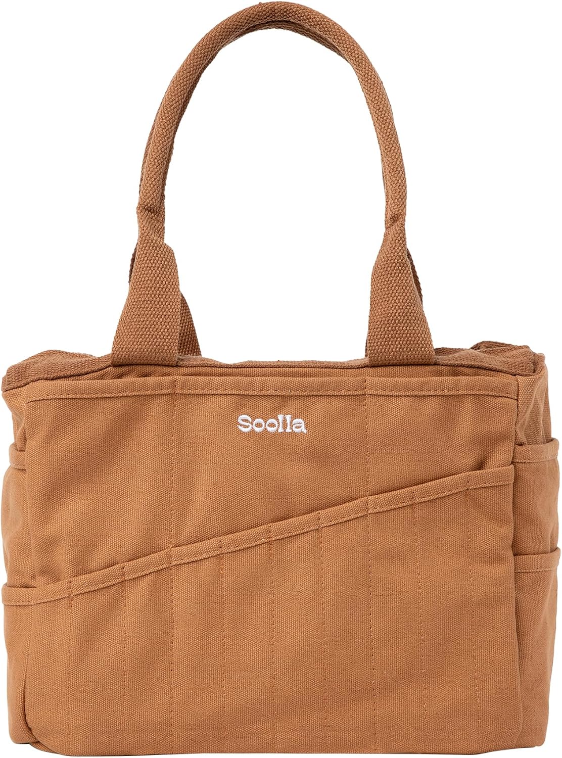 Soolla Studio Bag: Art Supply Storage Organizer & Pottery Tool Bag, Washable Tote, Yarn Bag, Crochet, 30 Pockets, 15+ Colors