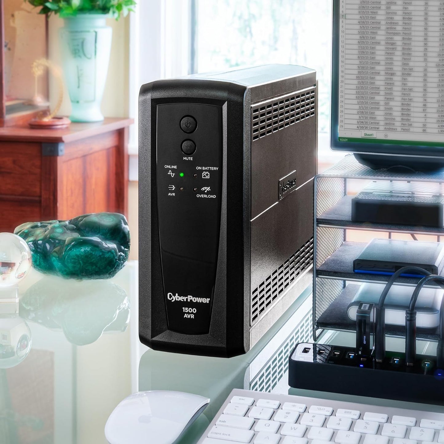 CyberPower CP685AVRG AVR UPS System, 685VA/390W, 8 Outlets, Compact