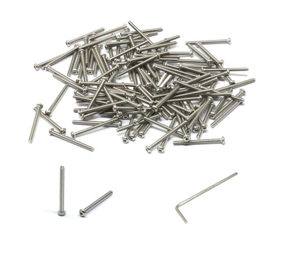 iexcell 50 Pcs M6 x 20mm Thread Pitch 1 mm Stainless Steel 304 Hex Socket Button Head Cap Screws Bolts Kit