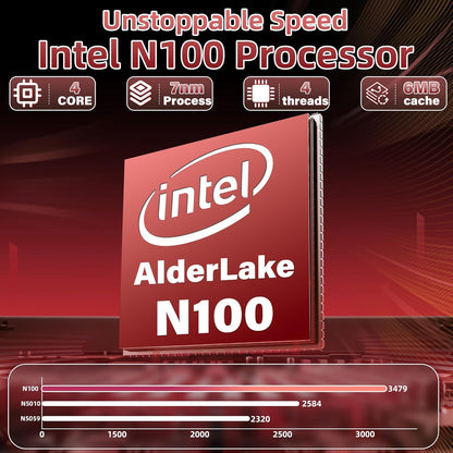 2025 New 2 in 1 Touchscreen Laptop, 11" FHD 1920x1200 IPS Display, Intel 12th Gen N100, 16GB DDR4 RAM, M.2 SSD, 360° Flip, Ultra-Portable Notebook for Students & Professionals (16GB RAM | 256GB SSD)