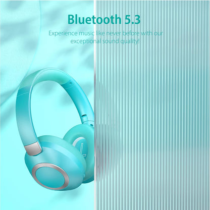 Active Noise Cancelling Headphones, 100H Playtime Headphones Bluetooth Wireless, Bluetooth Headphone Over Ear with Built-in Mic, Wireless Headphone for Travel, Home, Office, Call, Music, Meeting