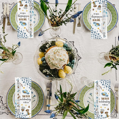 Lebsitey 50 Sets Pen Baby Shower Favors Gifts for Guests Includes 50 Rolling Paper Ballpoint Pens and 50 Greeting Thank You Bookmarks Baby Shower Party Favors (Safari)