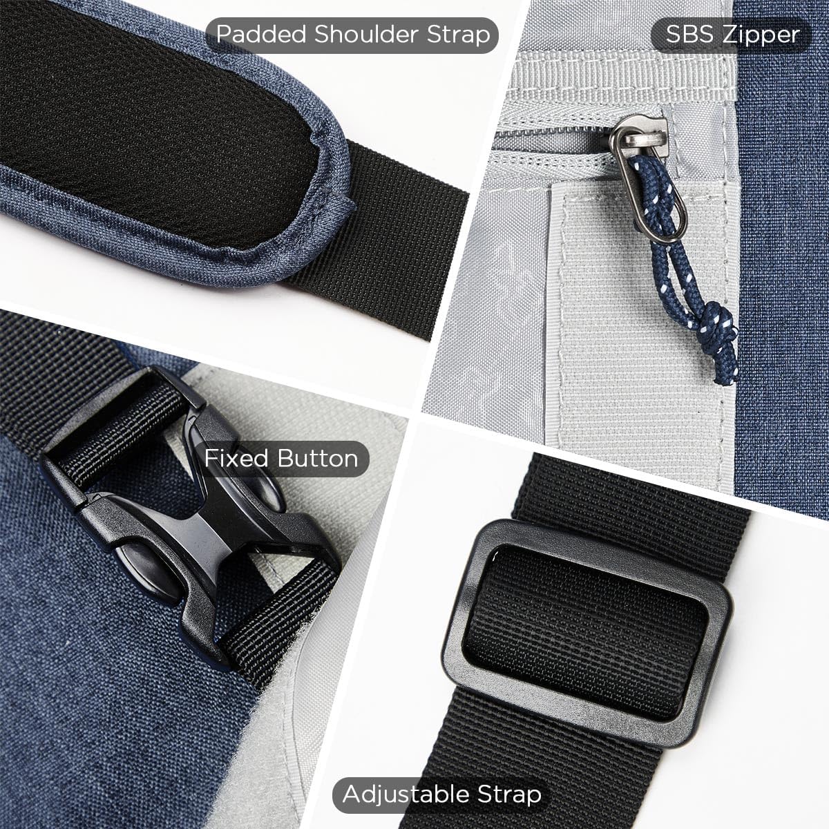 OIWAS Messenger Bag - Messenger Bag Men, Satchel Bags for Women, Lightweight Computer Bag, School Book Bag - PuriLite