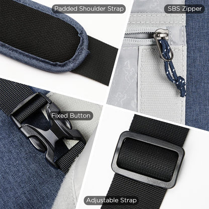 OIWAS Messenger Bag - Messenger Bag Men, Satchel Bags for Women, Lightweight Computer Bag, School Book Bag - PuriLite