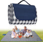 Extra Large Outdoor Picnic Blanket, 79"x79" Waterproof Picnic Mat, Sandproof Beach Blanket Portable Camping Blanket Lightweight for Park Beach Camping Courtyard (Dark Blue)