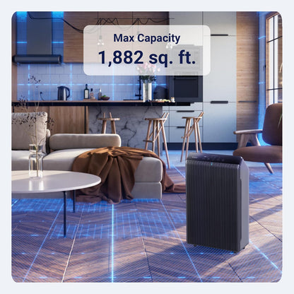 Winix 5510 Air Purifier – Wi-Fi Enabled, True HEPA, High-Performance Carbon Filter, Auto Mode, Large Room Air Cleaner up to 1,882 sq ft, Pet Allergies & Smoke Removal - PuriLite