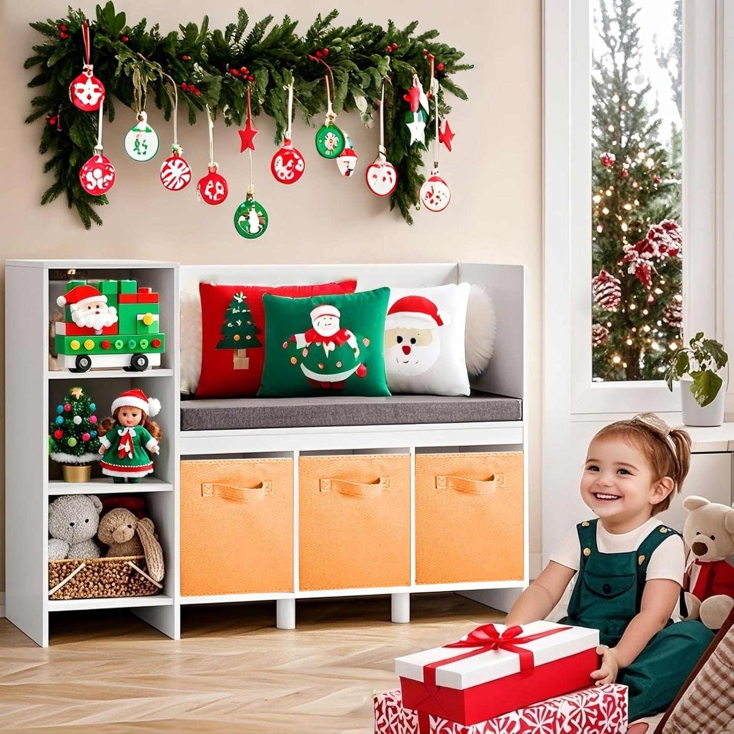 ShellKingdom Storage Bins, Foldable Fabric Storage Cubes And Cloth Organizer Drawer For Closet And Toys, 6 Pack (Lavender+Light Blue+Pink)