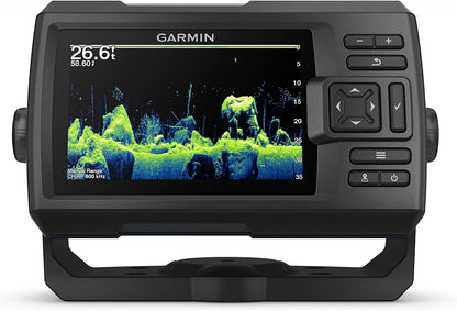 Garmin Striker Vivid 5cv, Easy-to-Use 5-inch Color Fishfinder and Sonar Transducer, Vivid Scanning Sonar Color Palettes