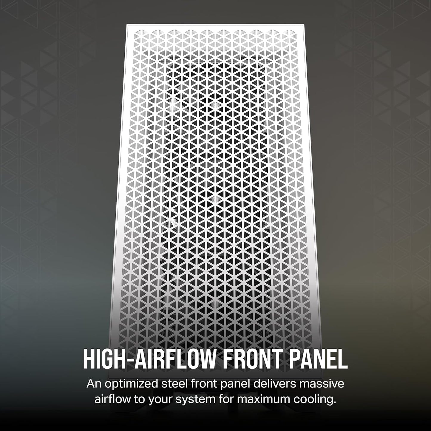 CORSAIR 3000D Airflow Mid-Tower PC Case – 2X SP120 Elite Fans – Four-Slot GPU Support – Fits up to 8X 120mm Fans – High-Airflow Design – Black