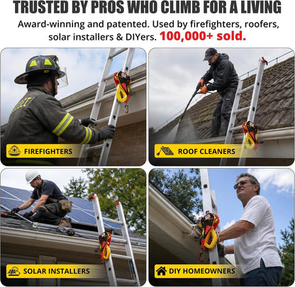 Lock Jaw Ladder Grip - Ladder Safety Clip - Feel secure on your ladders and climb safer by Ladder GripL8
