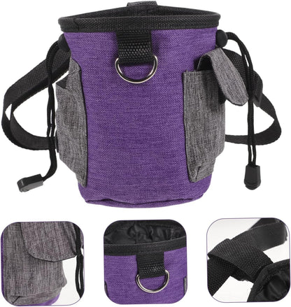 Kisangel Convenient Dog Treat Bag Portable Training Pouch for Dog Snacks Outdoor Walking Accessory
